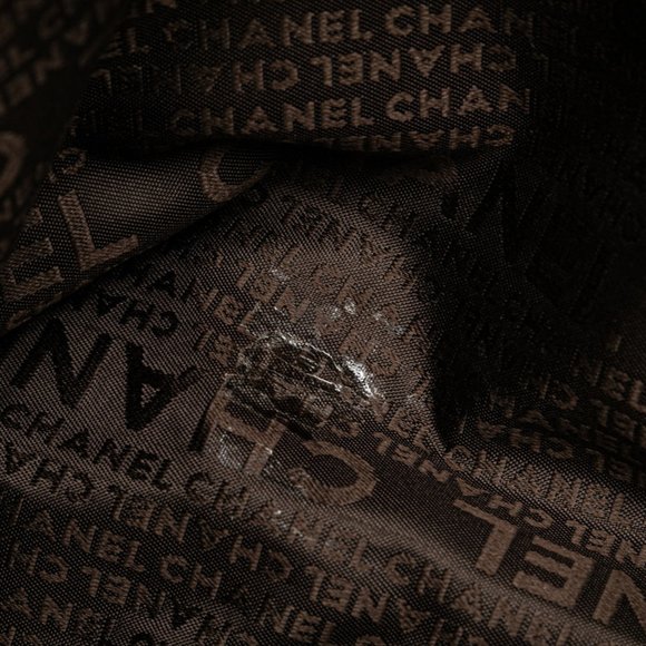 CHANEL Coco Mark Tote Bag Brown Caviar Skin Women's - Picture 4 of 8